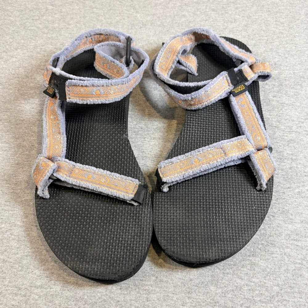 Teva Original Universal Sandals Womens 10 Lavender Sherpa Straps